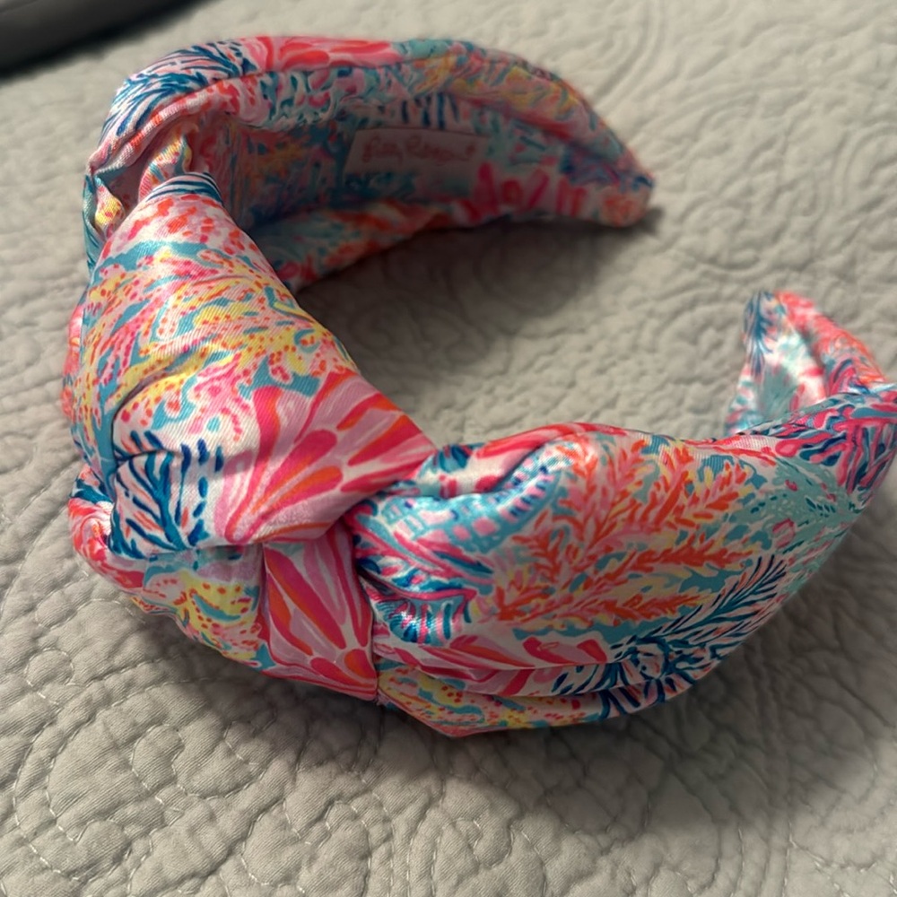 Lilly Pulitzer wide knot headband